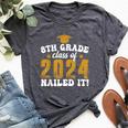 8Th Grade Class Of 2024 Nailed It Kid Boy Graduation Bella Canvas T-shirt Heather Dark Grey