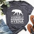 Always Be Yourself Hyena For Hyaena Animal Bella Canvas T-shirt Heather Dark Grey