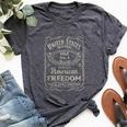 American Freedom Whiskey Vintage Graphic Bella Canvas T-shirt Heather Dark Grey