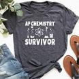 Ap Chemistry Survivor Teacher Ap Chemistry Bella Canvas T-shirt Heather Dark Grey