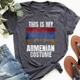 This Is My Armenian Costume For Vintage Armenian Bella Canvas T-shirt Heather Dark Grey