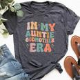 In My Auntie Godmother Era Announcement For Mother's Day Bella Canvas T-shirt Heather Dark Grey
