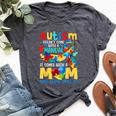 Autism Mom Doesn't Come With A Manual Autism Awarenes Bella Canvas T-shirt Heather Dark Grey