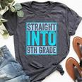 Back To School Straight Into 9Th Grade Bella Canvas T-shirt Heather Dark Grey