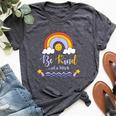 Be-Kind Of A B Tch Rainbow Sarcastic Saying Kindness Adult Bella Canvas T-shirt Heather Dark Grey