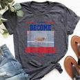 Become Ungovernable Dog Meme Women Bella Canvas T-shirt Heather Dark Grey