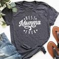 Best Momma Ever Modern Calligraphy Font Mother's Day Momma Bella Canvas T-shirt Heather Dark Grey