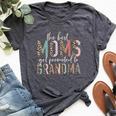 The Best Moms Get Promoted To Grandma Mother's Day Bella Canvas T-shirt Heather Dark Grey