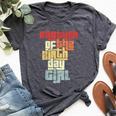 Brother Of The Birthday Girl Vintage Matching Family Party Bella Canvas T-shirt Heather Dark Grey