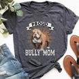 Bully Xl Pitbull Crazy Lover Proud Dog Mom American Bully Bella Canvas T-shirt Heather Dark Grey