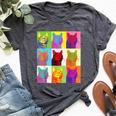 Cat Lover Cat Cat Dad Cat Art Cat Owner Bella Canvas T-shirt Heather Dark Grey