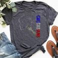 Caucasians Profile Vintage Caucasians Pride Bella Canvas T-shirt Heather Dark Grey