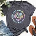 Chemo Infusion Squad Future Oncology Nurse Nursing S Tie Dye Bella Canvas T-shirt Heather Dark Grey