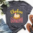 Chicken Grandma Farmer Lady Chickens Farm Animal Hen Bella Canvas T-shirt Heather Dark Grey