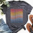 Cholula De Rivadabia City Groovy Retro Bella Canvas T-shirt Heather Dark Grey