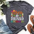 Cinco De Drinko Bitchachos Cinco De Mayo Party Men Bella Canvas T-shirt Heather Dark Grey