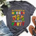 Cinco De Mayo I'm Not Mexican But Let Us Party Bella Canvas T-shirt Heather Dark Grey