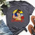 Colombia Girl Colombian Mujer Colombiana Flag Bella Canvas T-shirt Heather Dark Grey