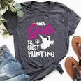 Cool Girls Go Ghost Hunting For A Paranormal Investigator Bella Canvas T-shirt Heather Dark Grey