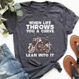 Cool Motorcycle For Motor Cycle Rider Biker Bella Canvas T-shirt Heather Dark Grey