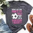 Cool Soccer For N Girls Soccer Lover Player Sports Bella Canvas T-shirt Heather Dark Grey