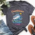 Countdown Is Over It's Cruise Time Husband Wife Bella Canvas T-shirt Heather Dark Grey