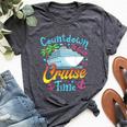 Countdown Is Over It's Cruise Time Cruise Ship Bella Canvas T-shirt Heather Dark Grey