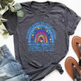 Cute Autism Mom Autism Awareness Be Kind Support Bella Canvas T-shirt Heather Dark Grey
