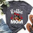 Cute Rottweiler For Mom Rottie Rottweiler Lover Bella Canvas T-shirt Heather Dark Grey