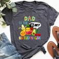 Dad Of The Birthday Girl Family Fruit Birthday Hey Bear Bella Canvas T-shirt Heather Dark Grey