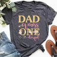 Dad Of Little Miss Onederful Birthday 1St Family Matching Bella Canvas T-shirt Heather Dark Grey