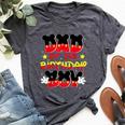 Dad And Mom Birthday Boy Mouse Family Matching Bella Canvas T-shirt Heather Dark Grey
