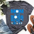 Dad And Mom Of The Boss Birthday Boy Baby Family Party Decor Bella Canvas T-shirt Heather Dark Grey