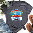 Daddy Of The Birthday Boy Girl Dog Paw Family Matching Bella Canvas T-shirt Heather Dark Grey