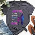 Dad's Girl I Used To Be His Angel Now He Is Mine Daughter Bella Canvas T-shirt Heather Dark Grey