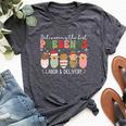 Delivering The Best Presents Labor Delivery Nurse Christmas Bella Canvas T-shirt Heather Dark Grey