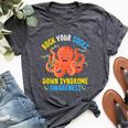 Down Syndrome Awareness Octopus Rock Your Sock Kid Bella Canvas T-shirt Heather Dark Grey