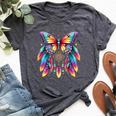 Dream Catcher Butterfly Native American Dreamcatcher Bella Canvas T-shirt Heather Dark Grey