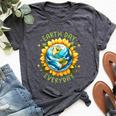 Earth Day Everyday Sunflower Environment Recycle Earth Day Bella Canvas T-shirt Heather Dark Grey