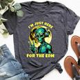 Edm Electronic Music Dj Rave Alien Women Bella Canvas T-shirt Heather Dark Grey