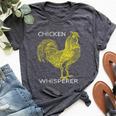 Farmer Ideas For Chicken Lover Backyard Farming Bella Canvas T-shirt Heather Dark Grey