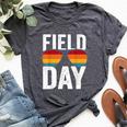 Field Day Colors Quote Sunglasses Boys And Girls Bella Canvas T-shirt Heather Dark Grey