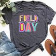 Field Day Fun Day Kindergarten Field Trip Student Teacher Bella Canvas T-shirt Heather Dark Grey