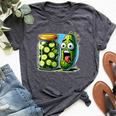 Pickle Surprise Women Bella Canvas T-shirt Heather Dark Grey