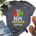 Proud Mom Of A Class Of 2024 Kindergarten Graduate Bella Canvas T-shirt Heather Dark Grey