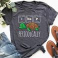 Science I Nap Periodic Table Meme Meh Sea Turtle Bella Canvas T-shirt Heather Dark Grey