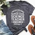 Science Teacher School Bella Canvas T-shirt Heather Dark Grey