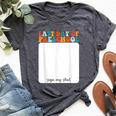 Teacher Appreciation Last Day Of Preschool Sign My Bella Canvas T-shirt Heather Dark Grey