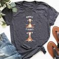 Workout Inhale Exhale Quote Giraffe Yoga Pose Relax Bella Canvas T-shirt Heather Dark Grey