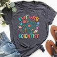 Future Scientist Stem Boy Girl Science Fair Scientist Bella Canvas T-shirt Heather Dark Grey